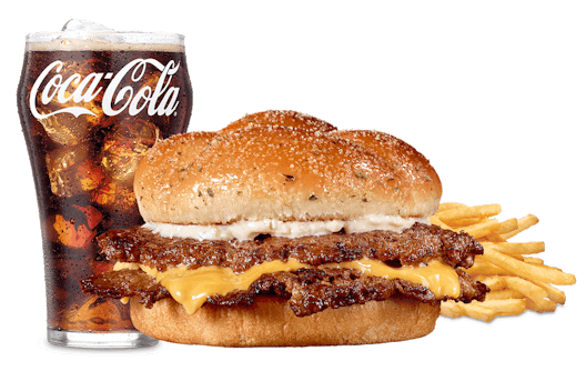 Garlic Double Steakburger Combo